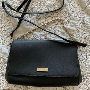 Kate spade - black chain crossbody, brand new
